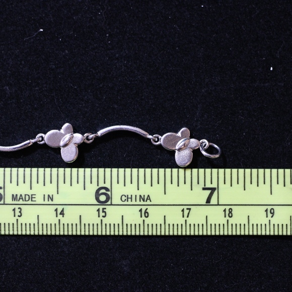 Sterling Silver 925 Butterfly Link Bracelet - Picture 6 of 6